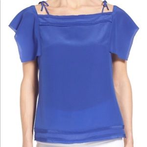 Olivia Palermo Chelsea 28 Square Neck SILK Top